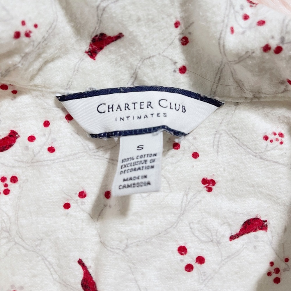 Holiday Button Up Matching Pj Set - image 3